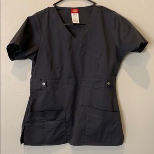 Dickies grey Genflex scrub top